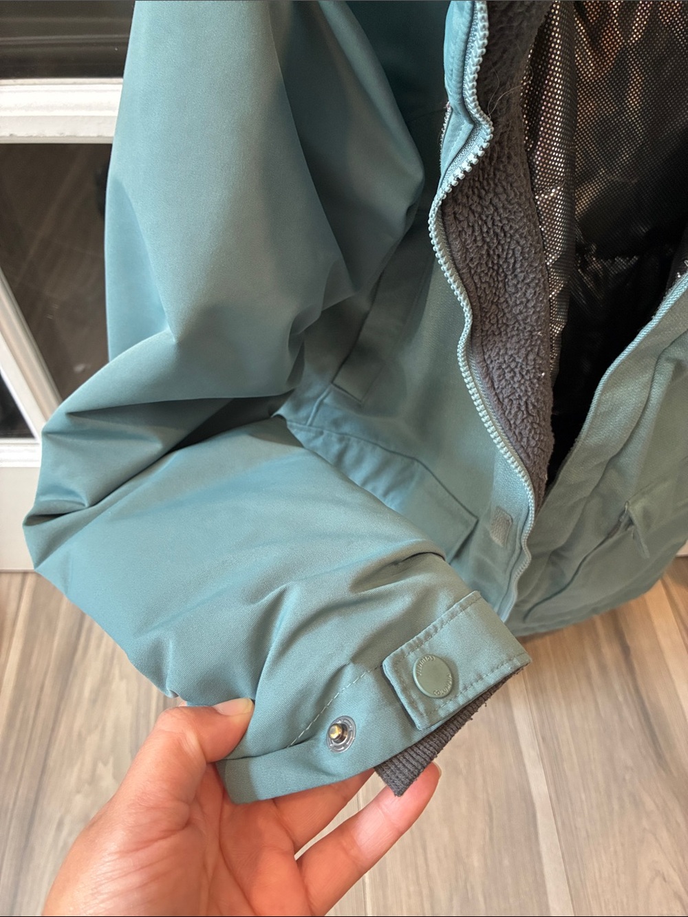 Columbia Teal Winter Puffer Jacket for Kids - Picture 5 of 6